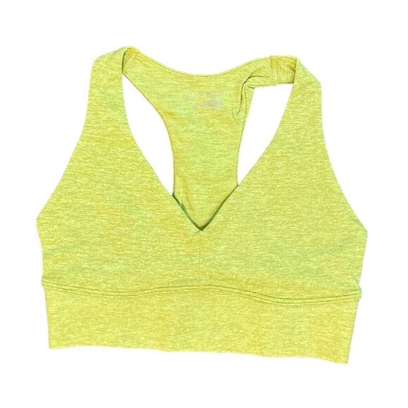 Aerie Other - NWT OFFLINE By Aerie V-Neck Sports Bra Green Space Dye Size XXS